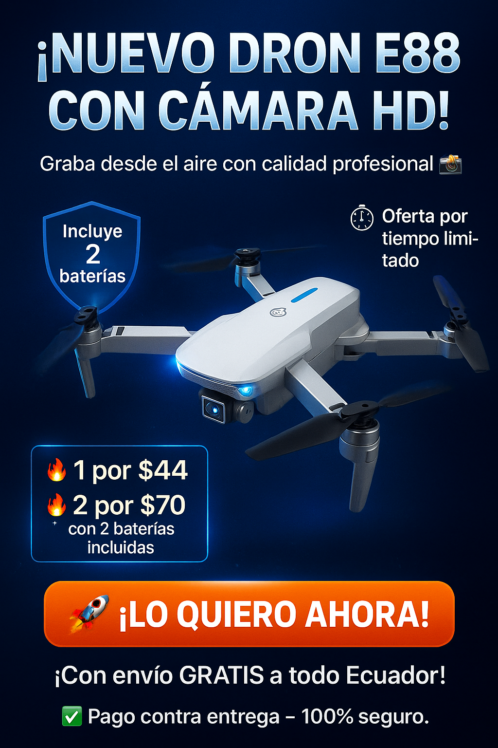 Dronix E88 — Domina el Cielo